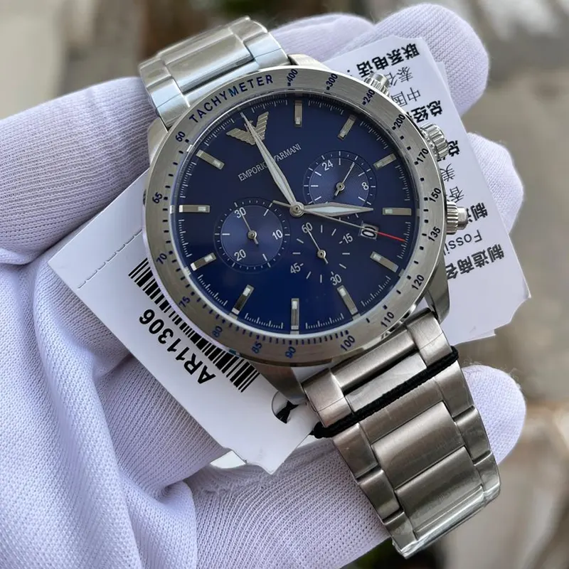 Emporio Armani Mario Chronograph Men's Watch- AR11306